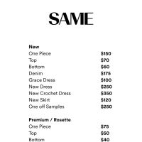 SAME Swim Sample Sale SAME Swim Sample Sale