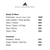 Y-3 and adidas by Stella McCartney Friends & Family Event Sample Sale Y-3 and adidas by Stella McCartney Friends & Family Event Sample Sale