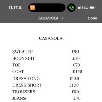 Casasola Sample Sale