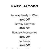 Marc Jacobs Sample Sale Marc Jacobs Sample Sale
