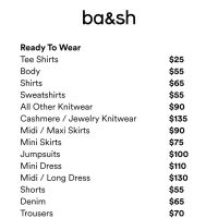 ba&sh Sample Sale ba&sh Sample Sale