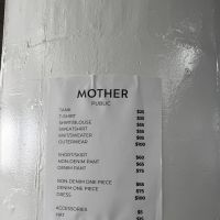 MOTHER Sample Sale