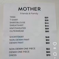 MOTHER Sample Sale