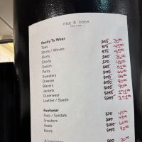 rag & bone Sample Sale