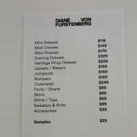 Diane von Furstenberg Sample Sale