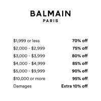 Balmain Sample Sale