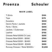 Proenza Schouler Sample Sale