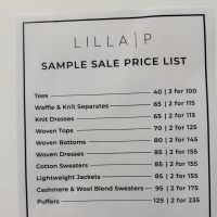 Lilla P Sample Sale