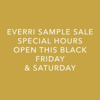 Everri Fall Sample Sale