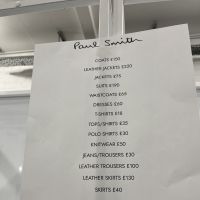 Paul Smith Sample Sale