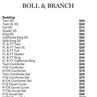 Boll & Branch Sample Sale