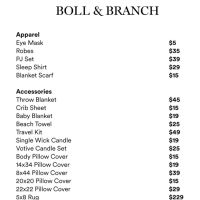 Boll & Branch Sample Sale