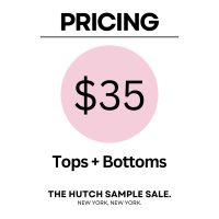 Hutch Sample Sale