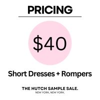 Hutch Sample Sale