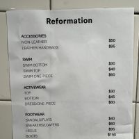 Reformation Sample Sale