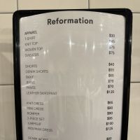 Reformation Sample Sale