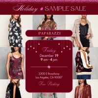 Paparazzi by Biz Holiday Sample Sale