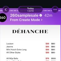 Déhanche Sample Sale