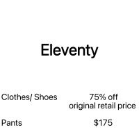 WeFashion Eleventy Sample Sale