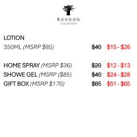 Baobab Collection Sample Sale