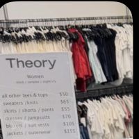 Theory x Helmut Lang Sample Sale