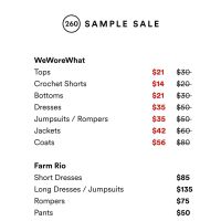 260 Edit: Labels We Love