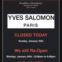 Yves Salomon Sample Sale