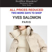 Yves Salomon Sample Sale