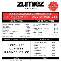 Zumiez Warehouse Sale