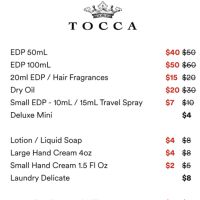 Tocca Sample Sale