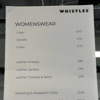 Whistles Sample Sale
