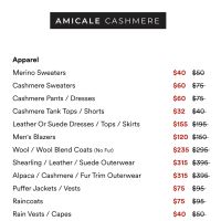 Cashmere Sample Sale