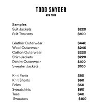 Todd Snyder Sample Sale