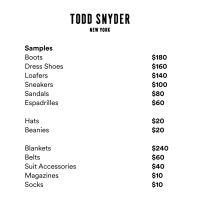 Todd Snyder Sample Sale