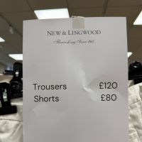 New & Lingwood Sample Sale
