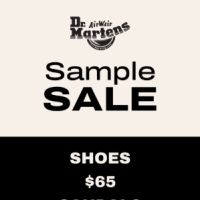 Dr Martens Sample Sale