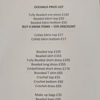 Oceanus Sample Sale x Sample Sale London