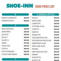 SHOE-INN 30th Annual Warehouse Sale