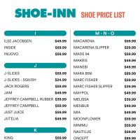 SHOE-INN 30th Annual Warehouse Sale