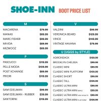 SHOE-INN 30th Annual Warehouse Sale