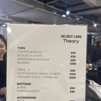 Helmut Lang & Theory Sample Sale