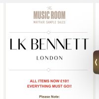 L.K. Bennett Massive Warehouse Clearance Sale
