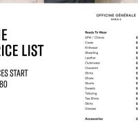 Officine Générale Sample Sale