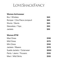 LoveShackFancy Sample Sale