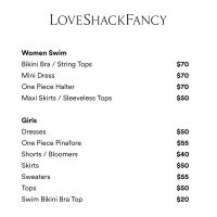 LoveShackFancy Sample Sale
