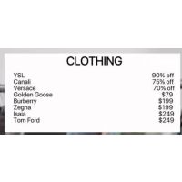 Hermès Cut Label Sample Sale