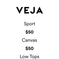 VEJA Sample Sale