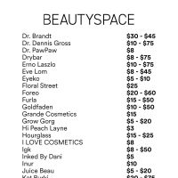 BEAUTYSPACE Sample Sale