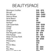 BEAUTYSPACE Sample Sale
