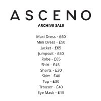 Asceno Archive Sample Sale